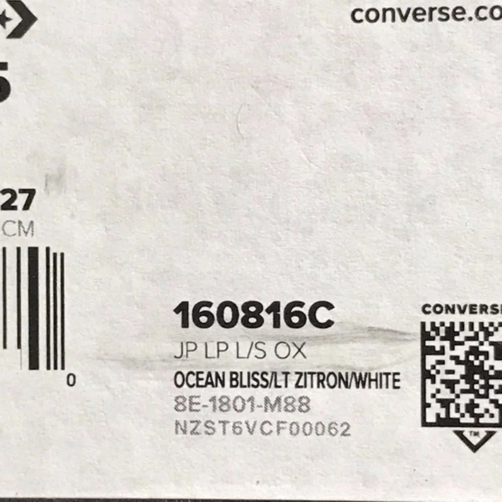Converse‎ JP LP Ox Ocean Bliss Zitron White Shoes - Picture 7 of 7